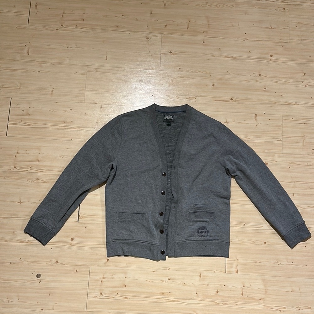Roots Vintage Gray Cardigan